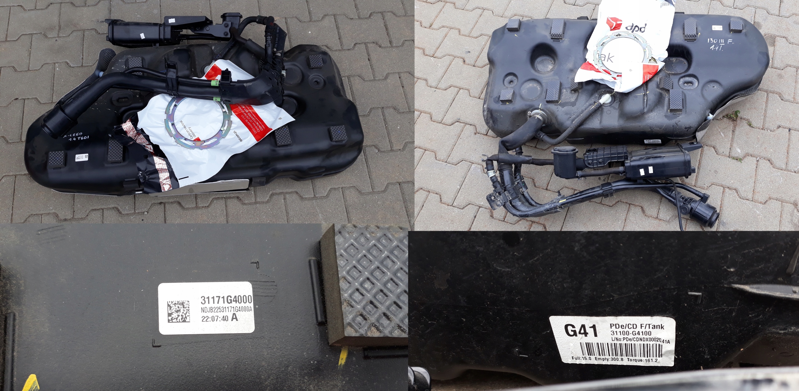 31100-G4100 - HYUNDAI i30 III BENZ топливный бак 31171G4000