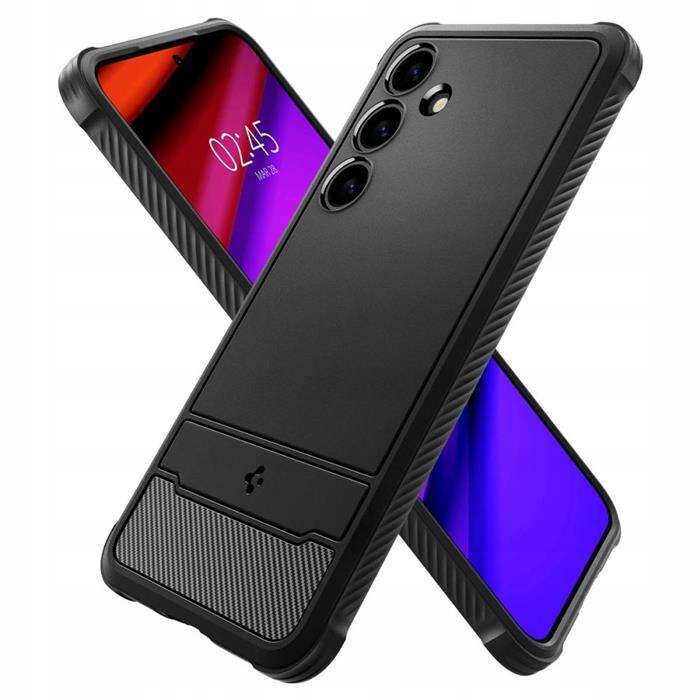 Etui pancerne Spigen Rugged Armor Galaxy S24+ Plus Matte Black
