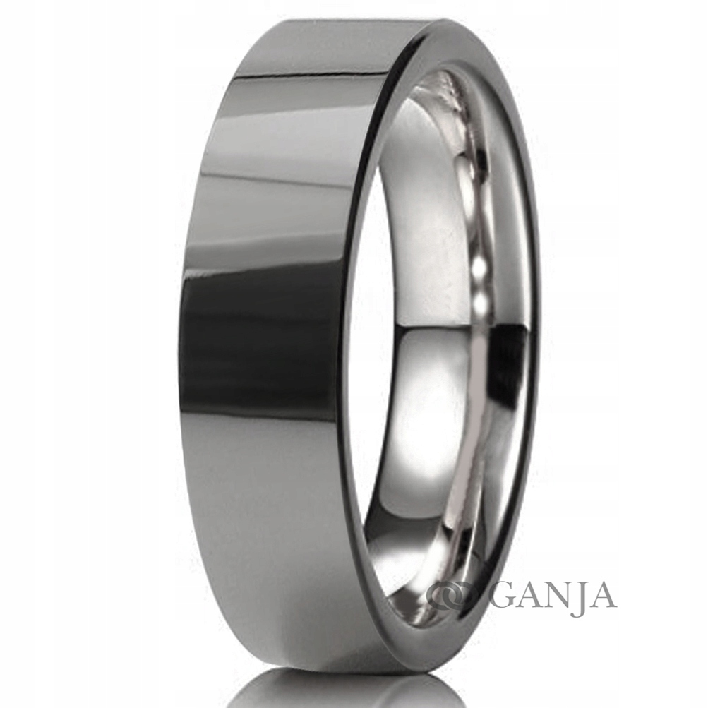 Titanový plochý prsten o šířce 5 mm, vzor BT32