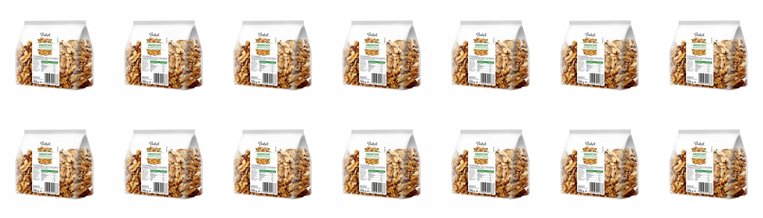 14x 300g Bakal Orzechy włoskie łuskane Karton