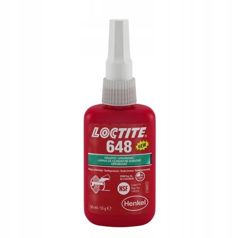 

Loctite 648 50ml (mocowanie części współosiowych)