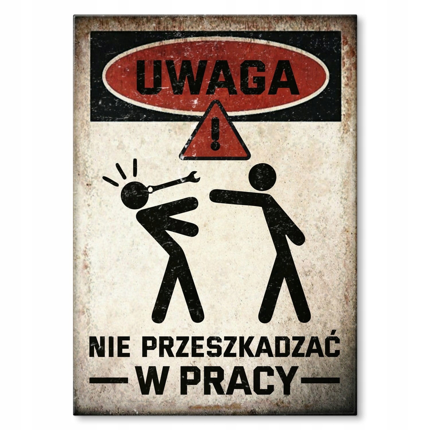 Ozdoba Dárek Z Kovu Plech Poster Nápis Prl