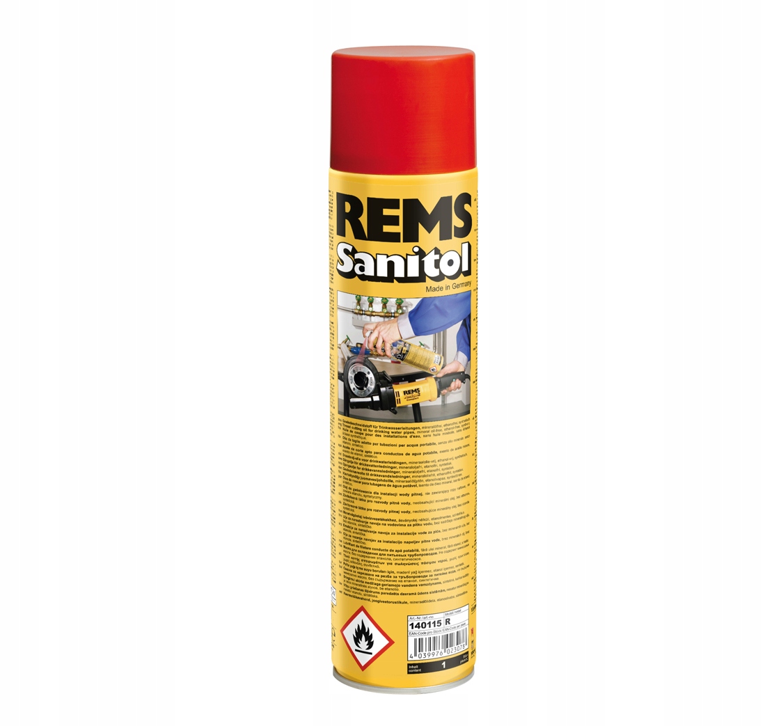 ŚRODEK DO GWINTOWANIA 600ml SANITOL (SPRAY) DO WODY PITNEJ REMS 140115 R