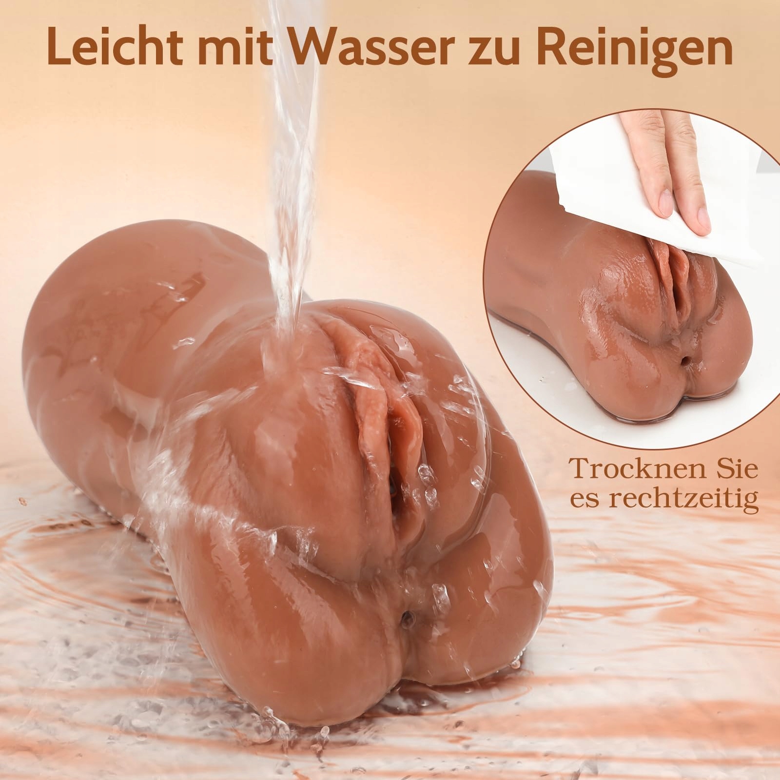 710G Realistische Masturbatoren - 3D Taschenmuschi für Männer — miniatura 5