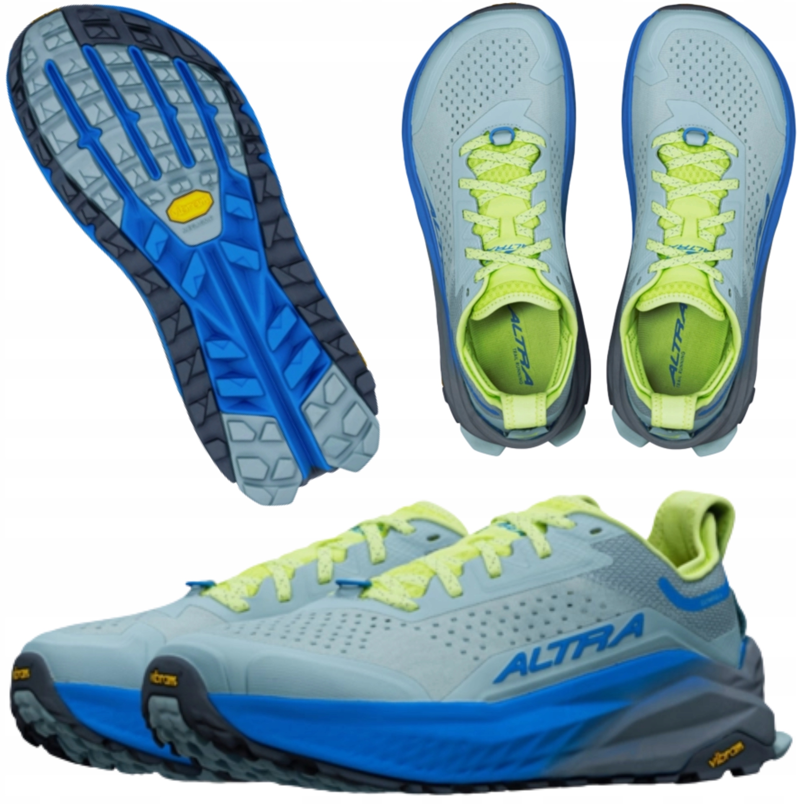 Buty do Biegania w Terenie Męskie Altra Olympus 6 Niebieskie/Szare 43