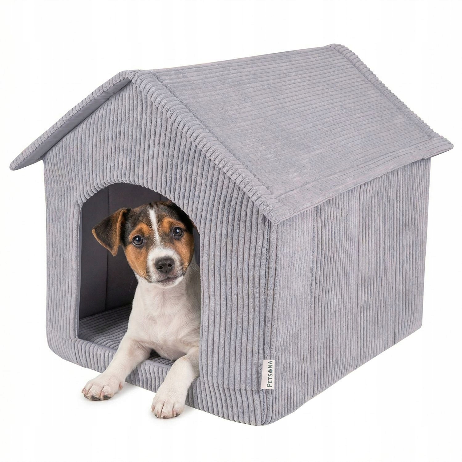 Petsona buda Legowisko piankowy domek Dla Psa szary ciemny XL