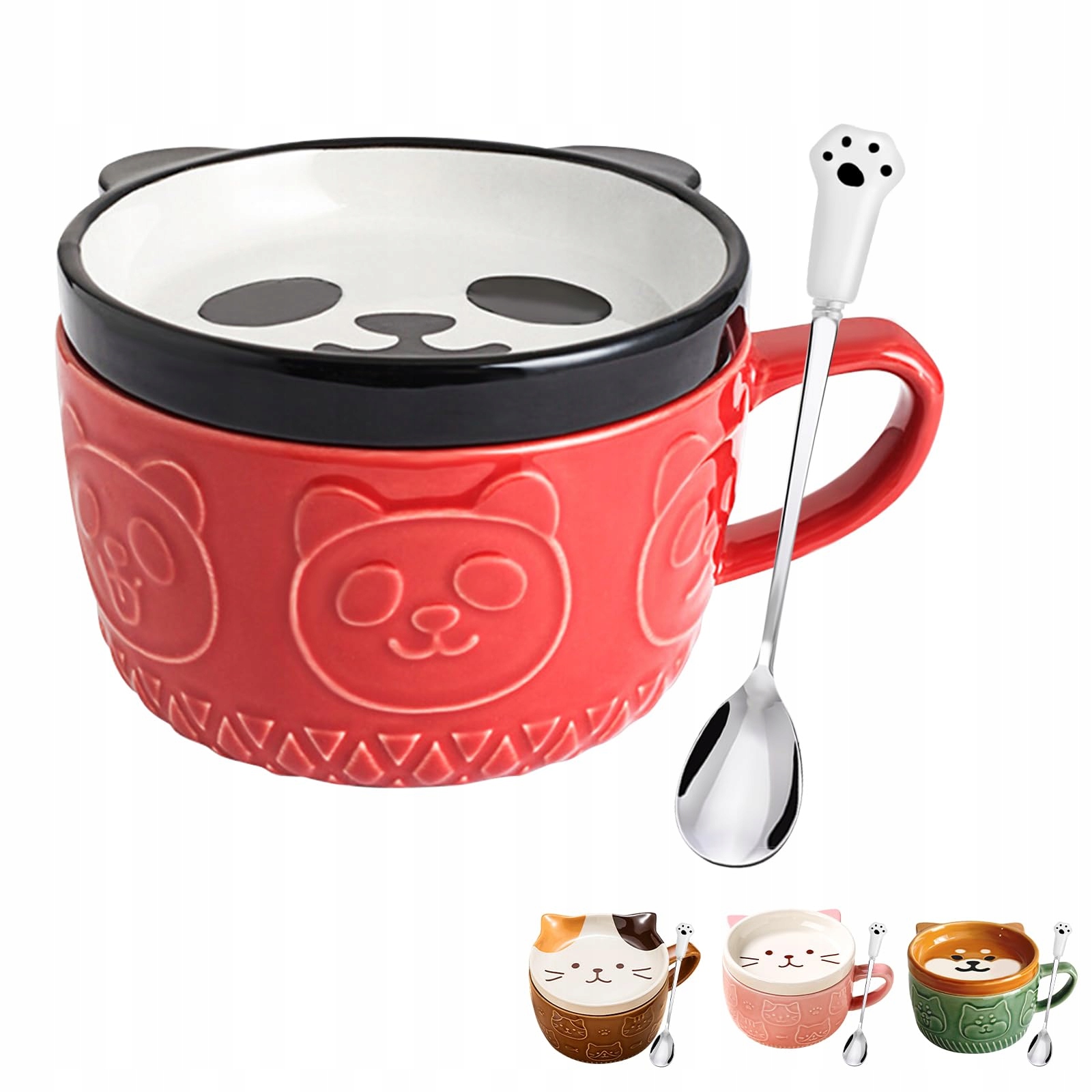 Kawaii Panda Hrnek pro ženy a dívky pro děti Dárková Sada