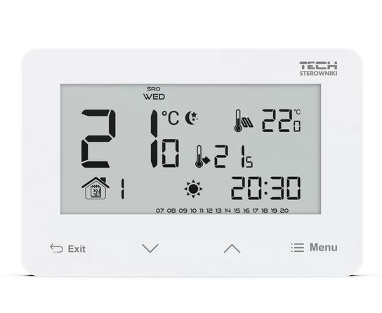 TECH ST-293zv3 dwustanowy BIAŁY przewodowy podtynkowy kc139