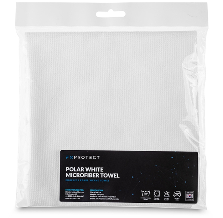 

Fx Protect Polar White 40x40 320gsm Mikrofibra