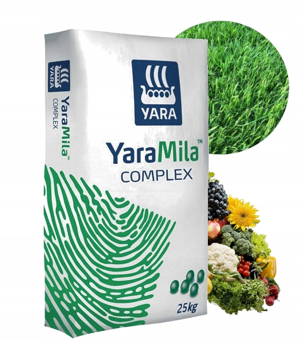 Nawóz Yara Mila Complex 25kg wieloskładnikowy Yara granulat Nawóz do Trawy