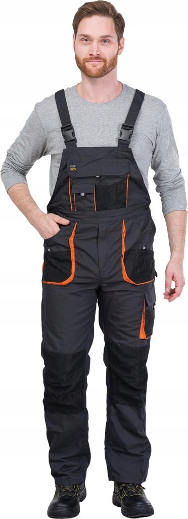 

Spodnie robocze ogrodniczki potrójne szwy r. 46 S