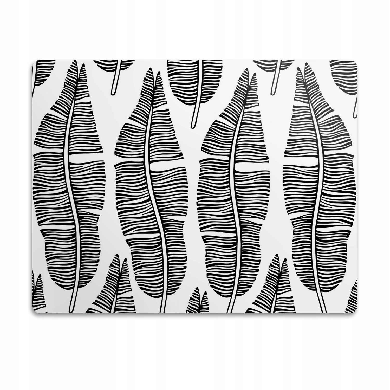 Levně Voděodolná podložka pod misku Listy motiv 60x40 cm