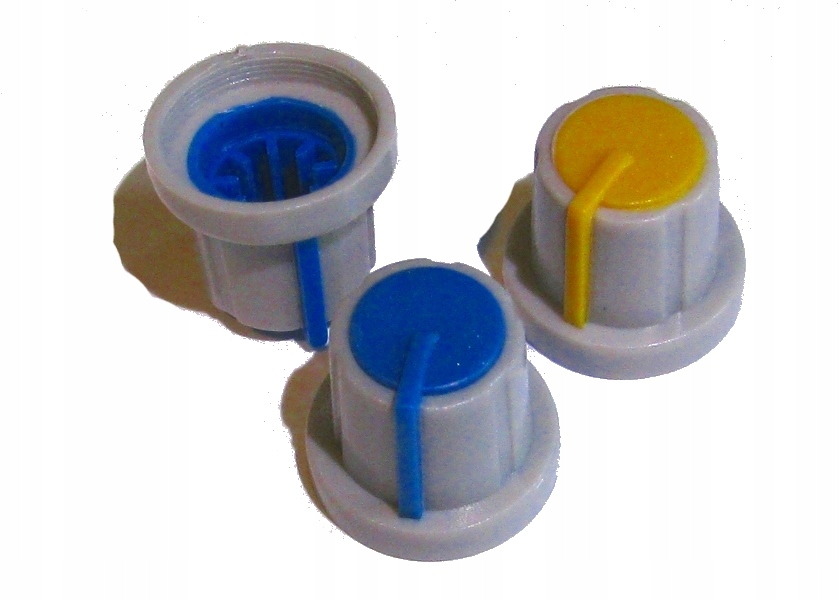 

Gałka potencjometru 17,5mm niebieska 2szt