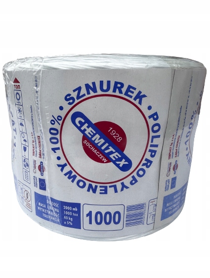 

Sznurek Rolniczy Do Mocowania Pras Rolka 2000MB