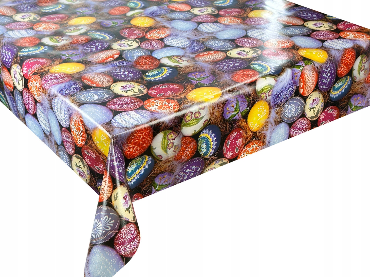 Ceratový ubrus Cerata na míru Velikonoce Barevné psaníčka 500 x 140 cm