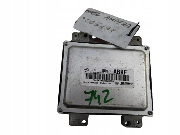 OPEL AMPERA 1.4B 16V 12654671 12643636 Computer EC