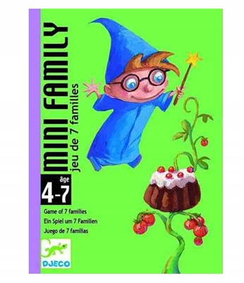 DJECO Gra pamięciowa MINI FAMILY - gra karciana