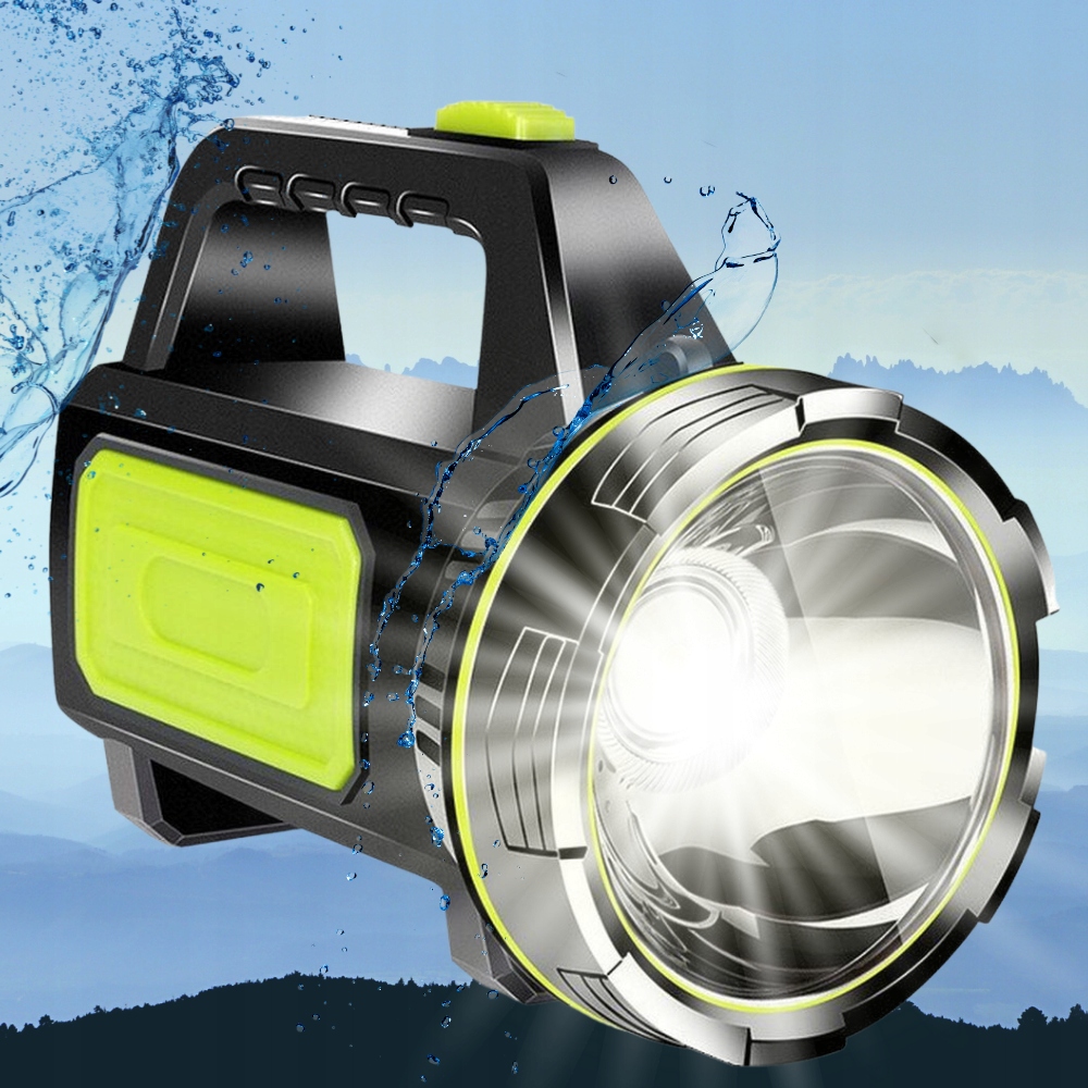 LATARKA AKUMULATOROWA LED SZPERACZ MOCNA do 1000m Rodzaj reflektor i szperacz