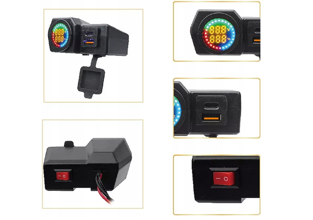 Ładowarka Motocyklowa USB-C QC3,0 Szybkie Ładowani EAN (GTIN) 0029112022281