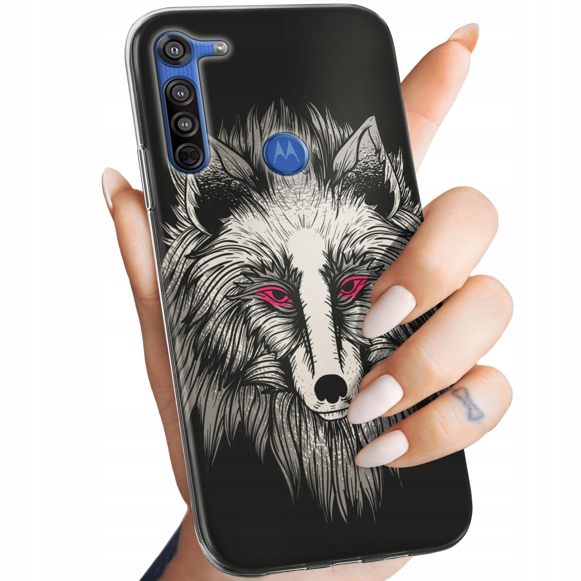 

Etui do Motorola Moto G8 Wilk wilkołak Case