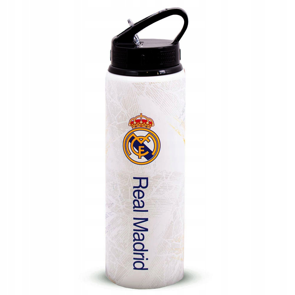bidon z ustnikiem aluminiowy 750 ml Real Madryt Hd Print oficjalny