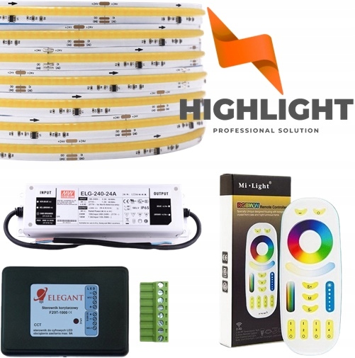 25m Chodba Cob Cct 9w/24V WS2811