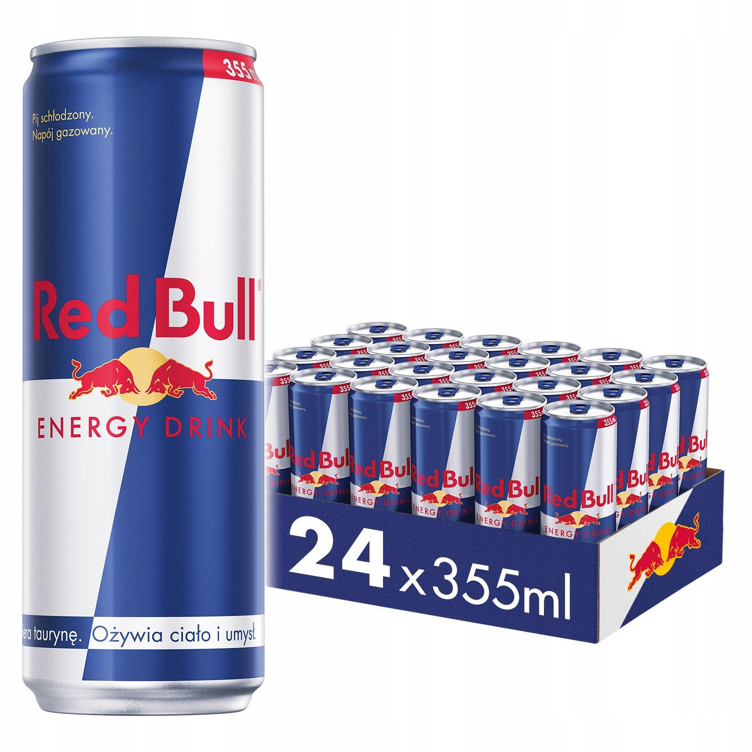 Red Bull Classic Napój energetyczny 24x355ml puszka