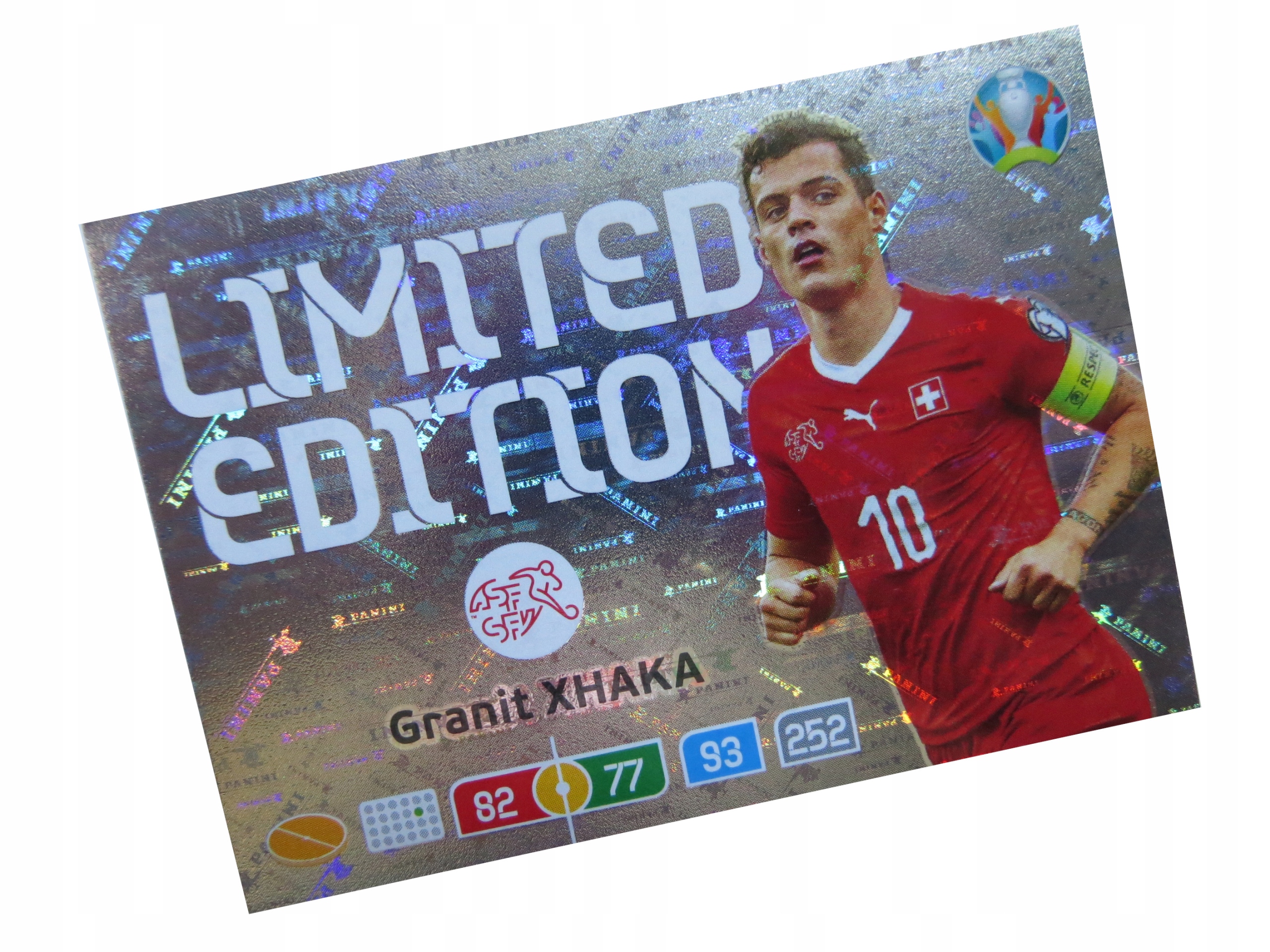 Panini Uefa Euro 2020 Karty Piłkarskie Limited Granit Xhaka