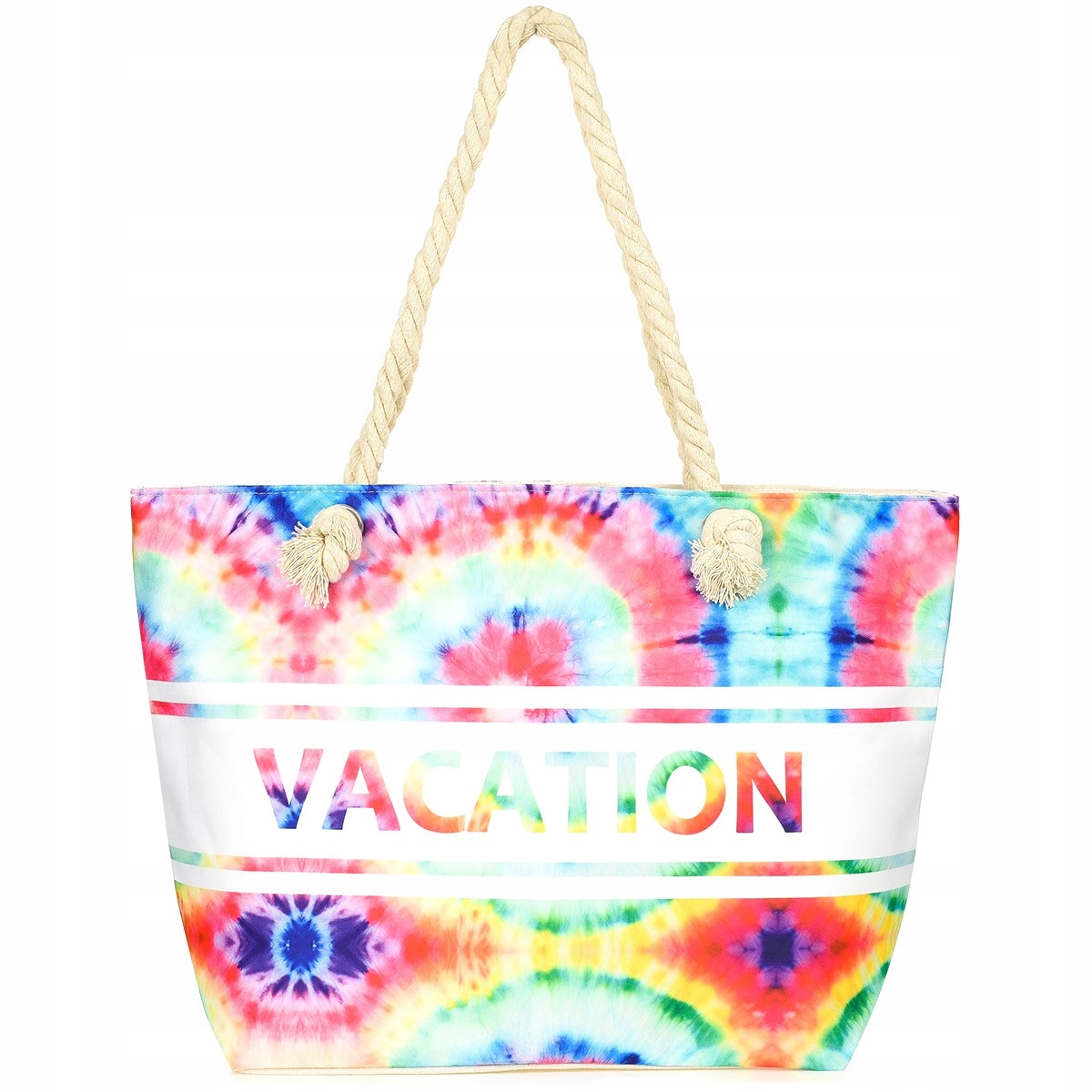 Pojemna torba plażowa na plażę torebka lekka