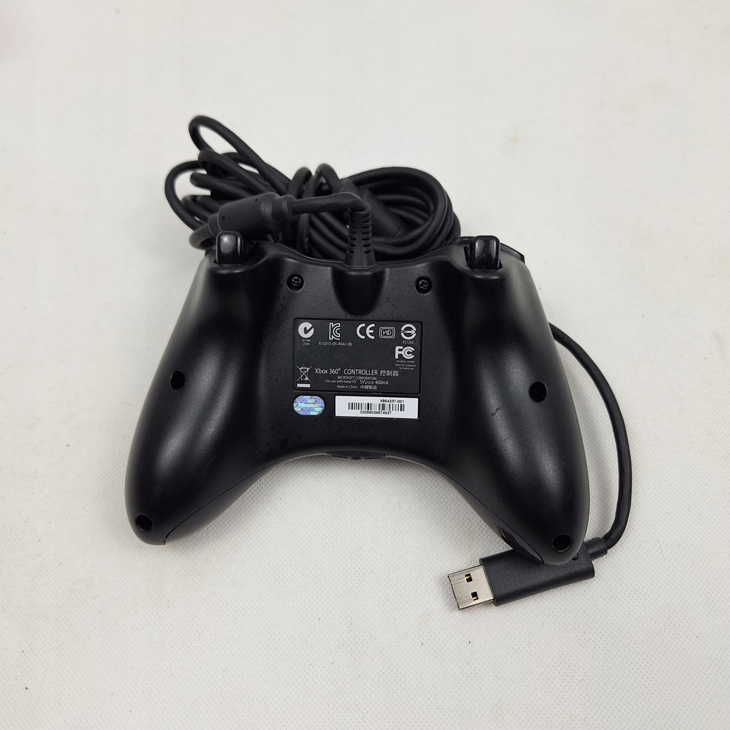 ORYGINALNY PAD PRZEWODOWY CZARNY MICROSOFT DO XBOX 360 PC X360 SOLIDNY!!! Pochodzenie oryginał