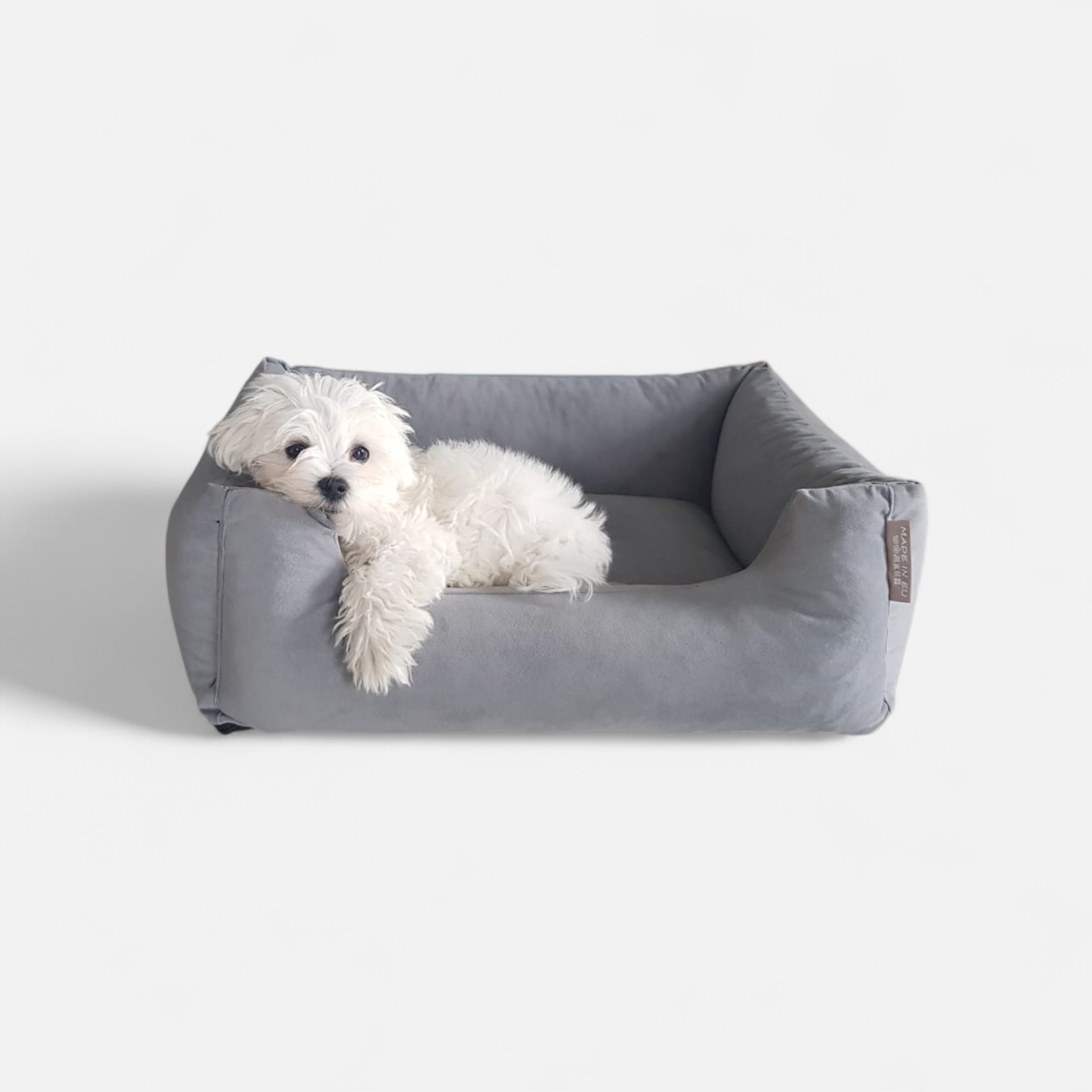 Levně Pelíšek pro psa 70x55 M, pohodlná matrace, pohovka pod polštář, pohovka Bianka Šedá