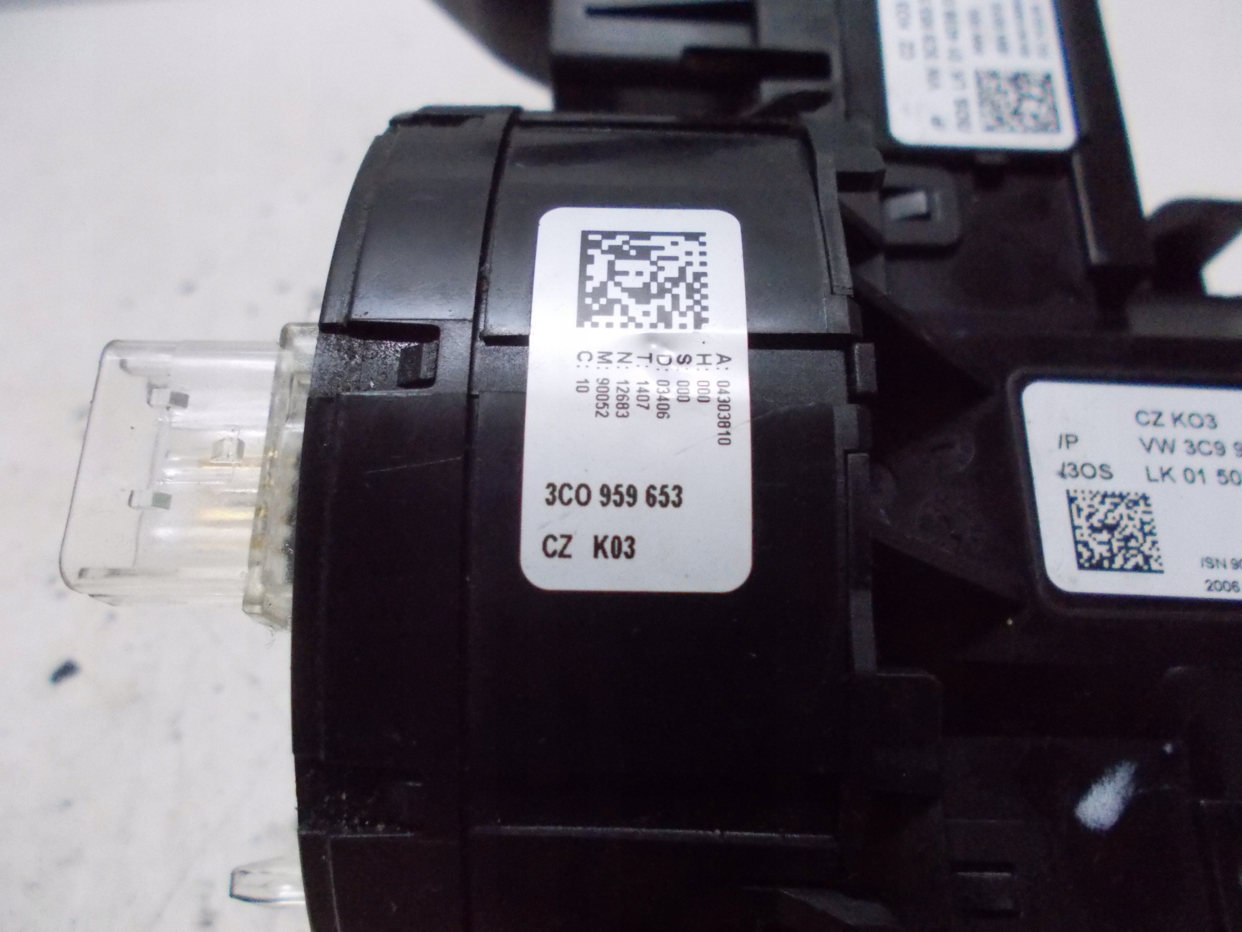 VW PASSAT B6 KOMBI 1.9 TDI 07R DEVIO LUCI TERGICRISTALLO TERGI 3C9953513B