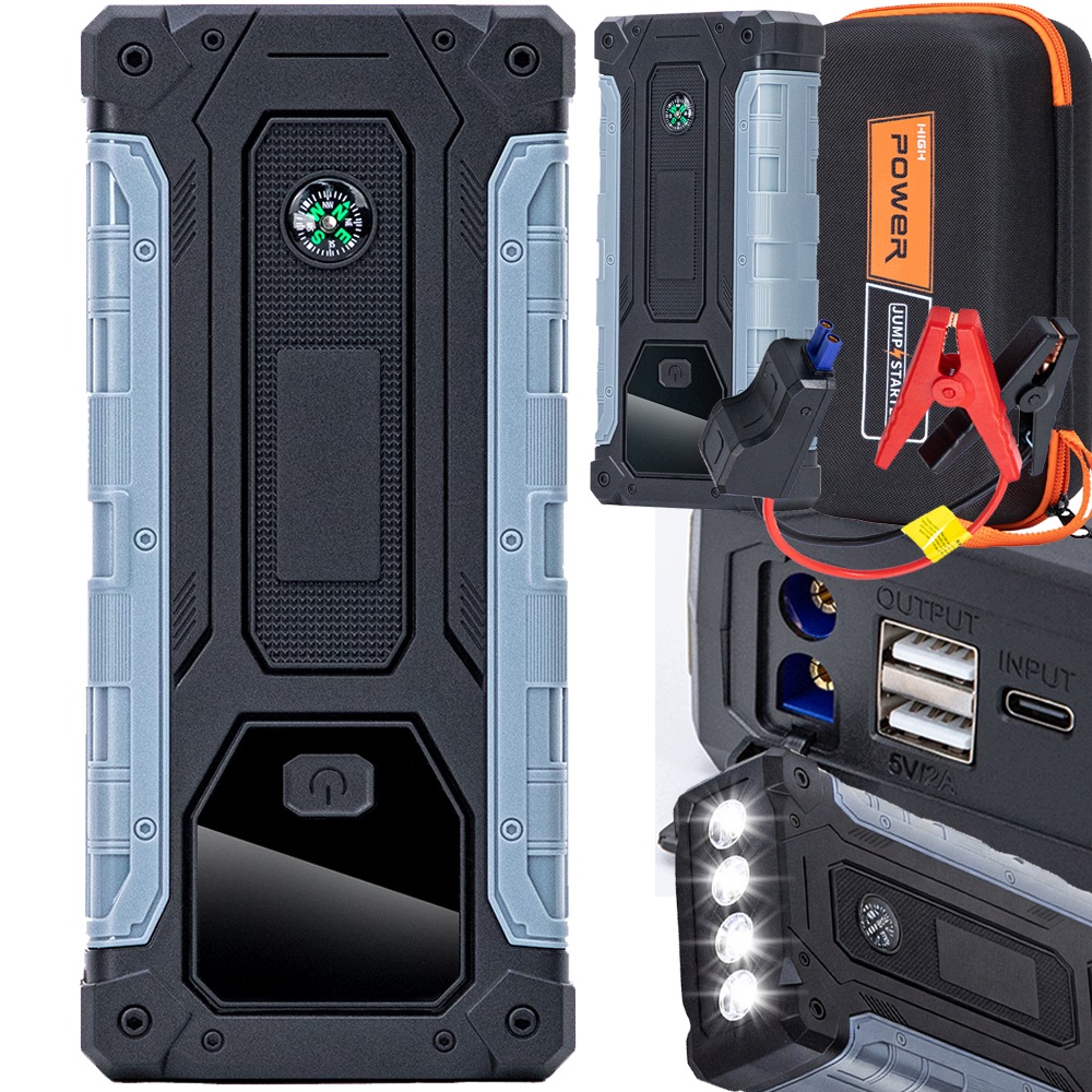 Zařízení pro startování Jump Starter Booster 8000 mAh Powerbank do auta