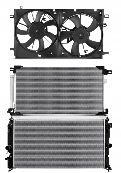 KOMPLET CHŁODNIC TOYOTA COROLLA E21 1.8 HYBRID 2016-