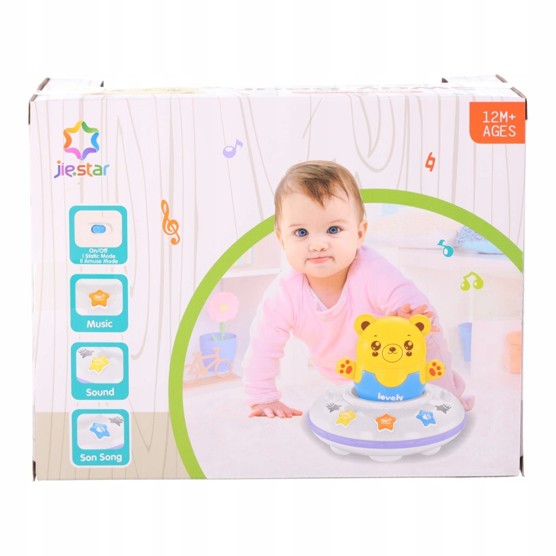 Miś bujaczek - kontrolowany dźwiękiem Wiek dziecka 12 m +