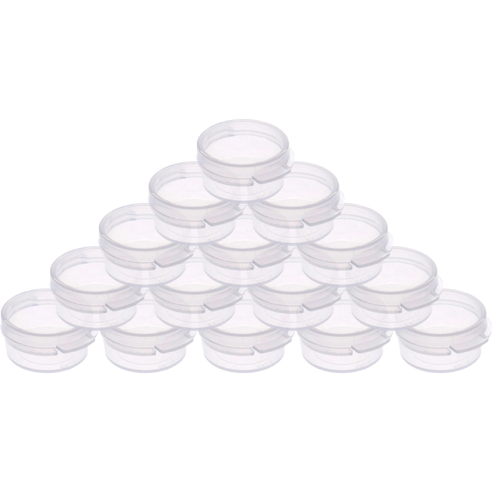 25 SZT. PLASTIKOWE ORGANIZERY DO PRZECHOWYWANIA ZIEMI I PRÓBEK