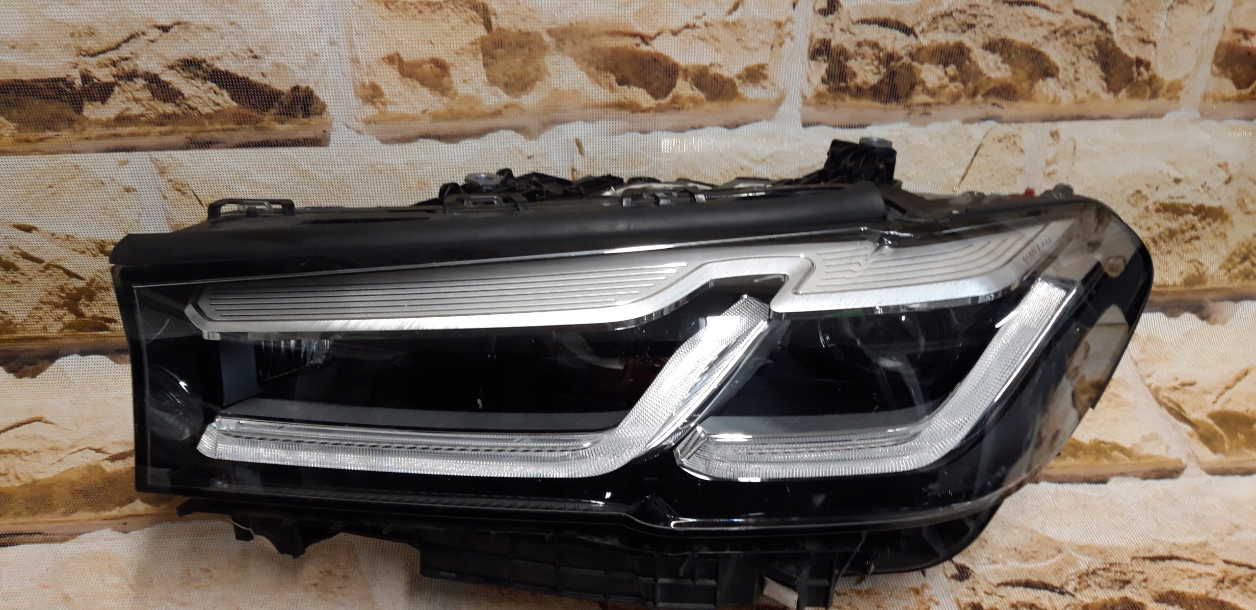 bmw 5 g30 lci lift 21 full led adaptive lewa idealna demontaż