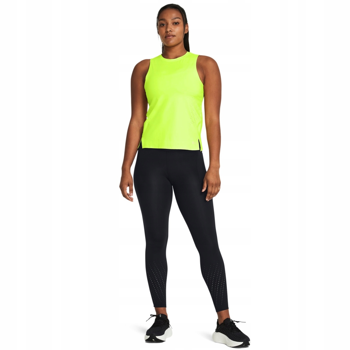 Damskie legginsy treningowe sportowe Under Armour czarne L