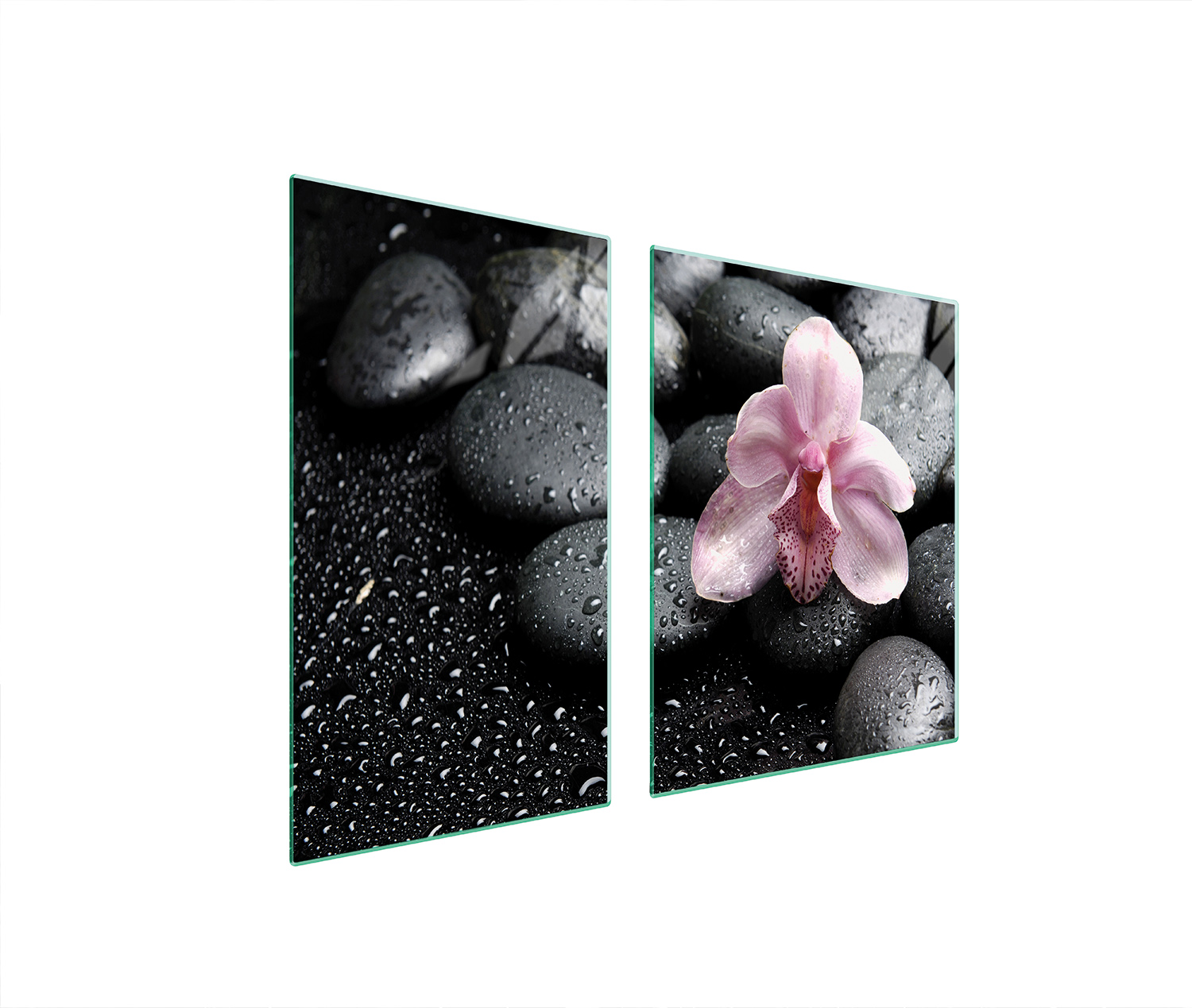 Sklenená Doska A Doska Na Krájanie 100x52 Orchidea Tvrdené Sklo