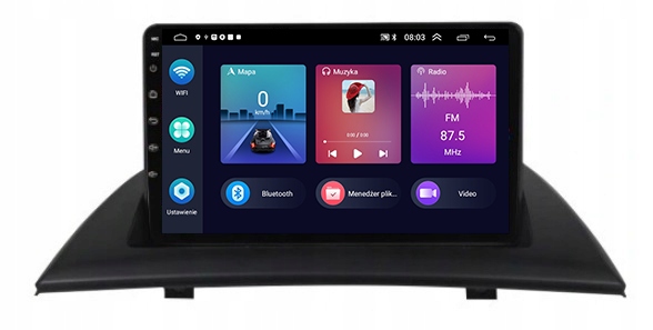 Rádio Gps Android Navigácia Bt Bmw X3 2003-2010 Wifi Carplay 4GB 64GB