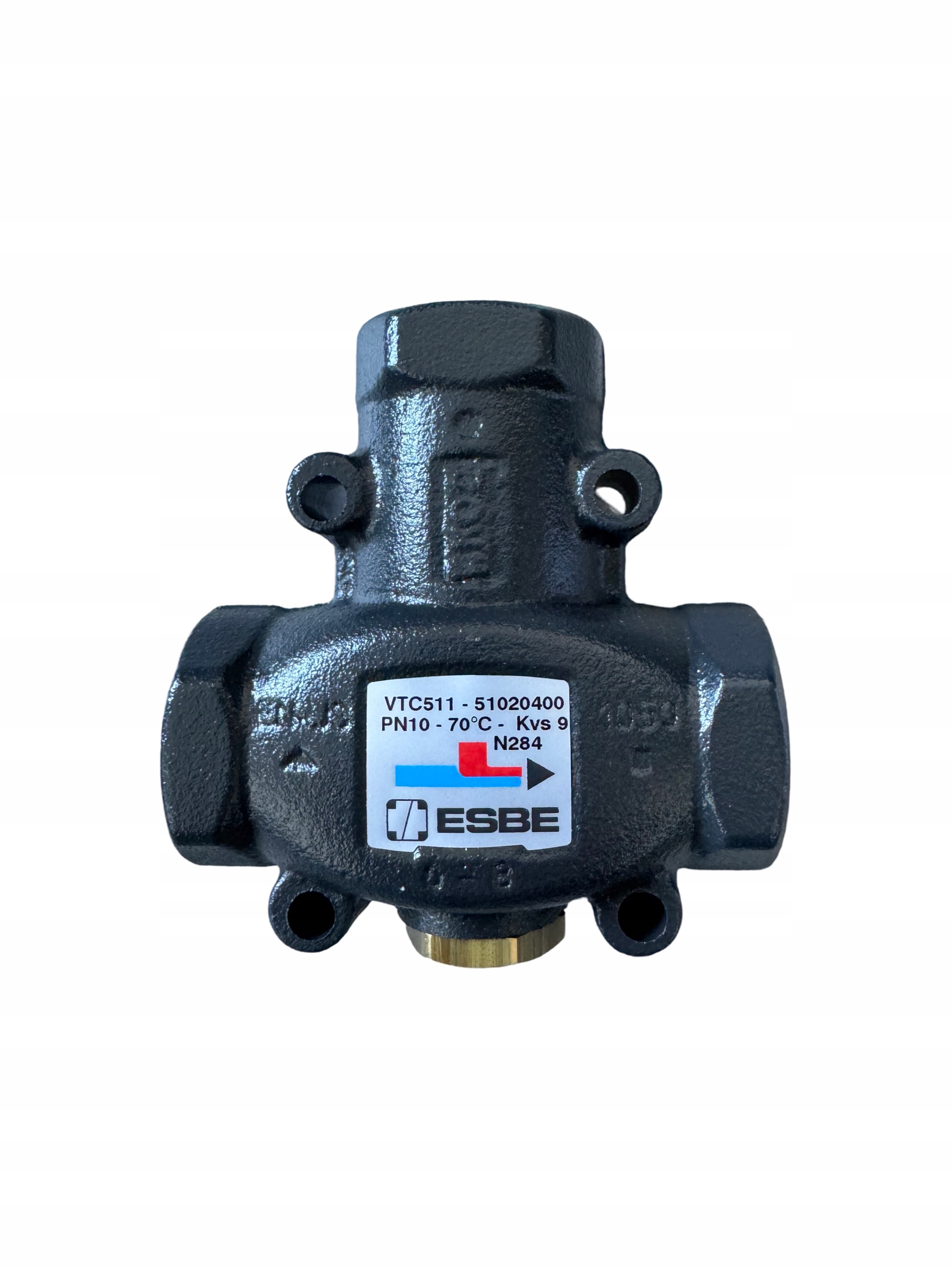 Zawór Temperaturowy 70°C 1" Esbe Ochrony Powrotu Kotła VTC511 51020400 DN25