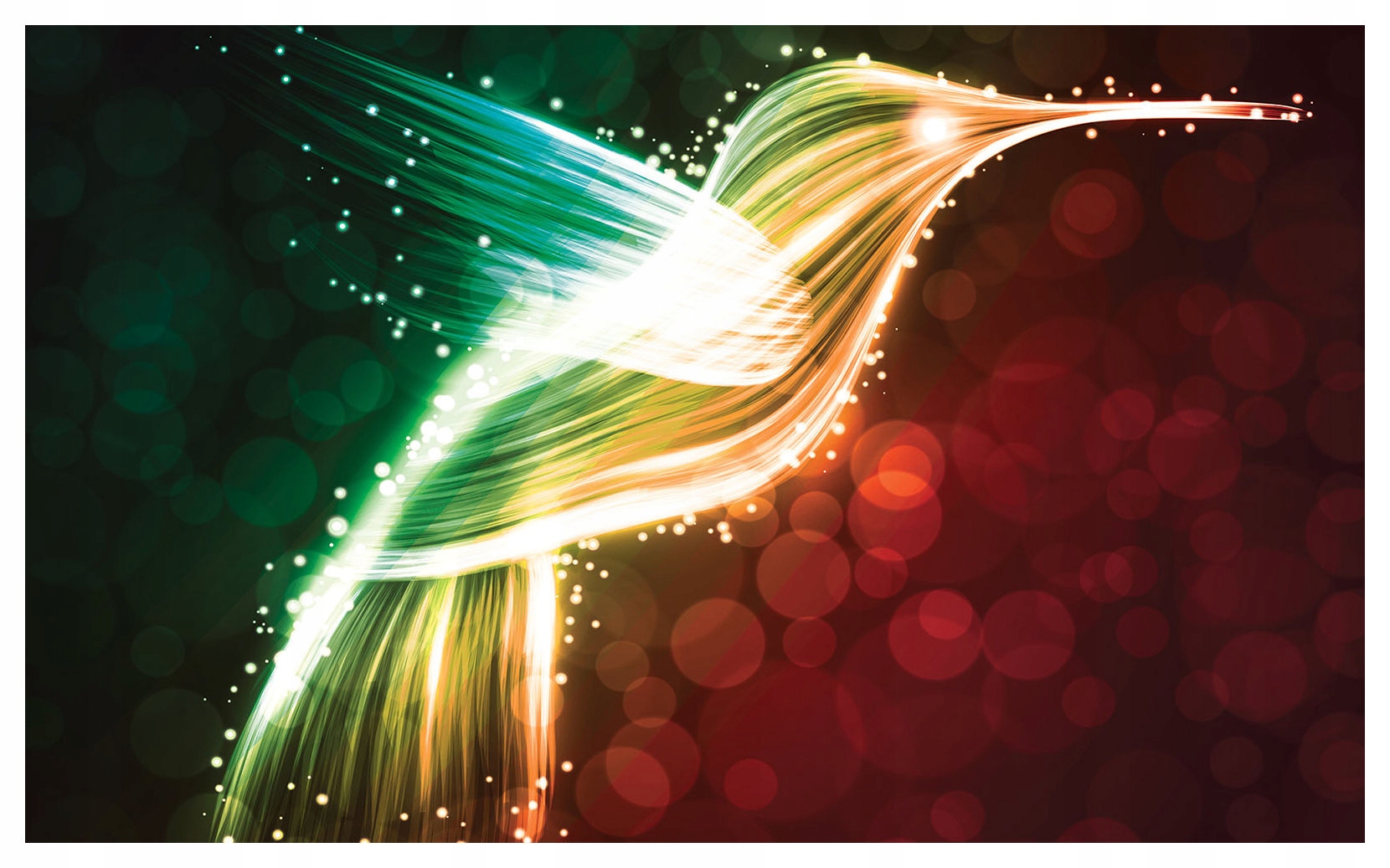 Fototapeta Kolibrík Neónový Tanec Abstrakcia Energia 300x210 lepidlo