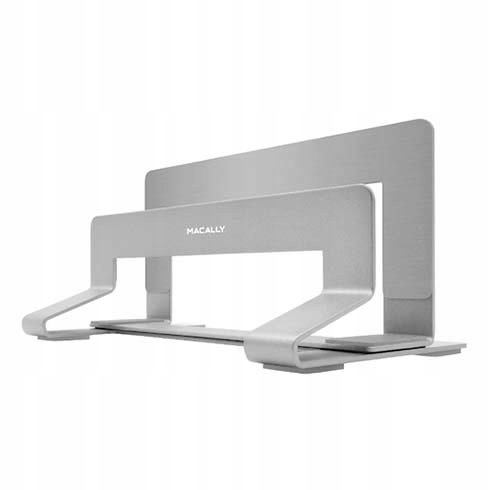 Macally stojan Vertical laptop stand Silver Aluminium Vcstanda