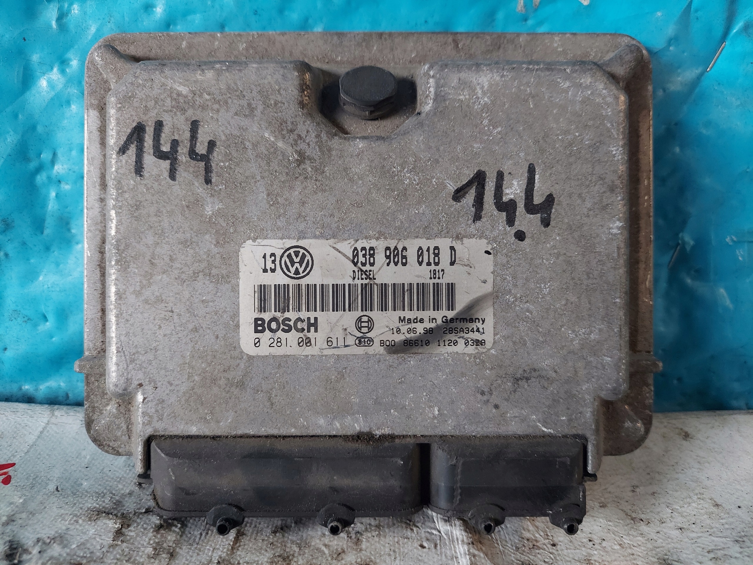 GOLF 4 1.9 TDI 038906018D control unit of the engine
