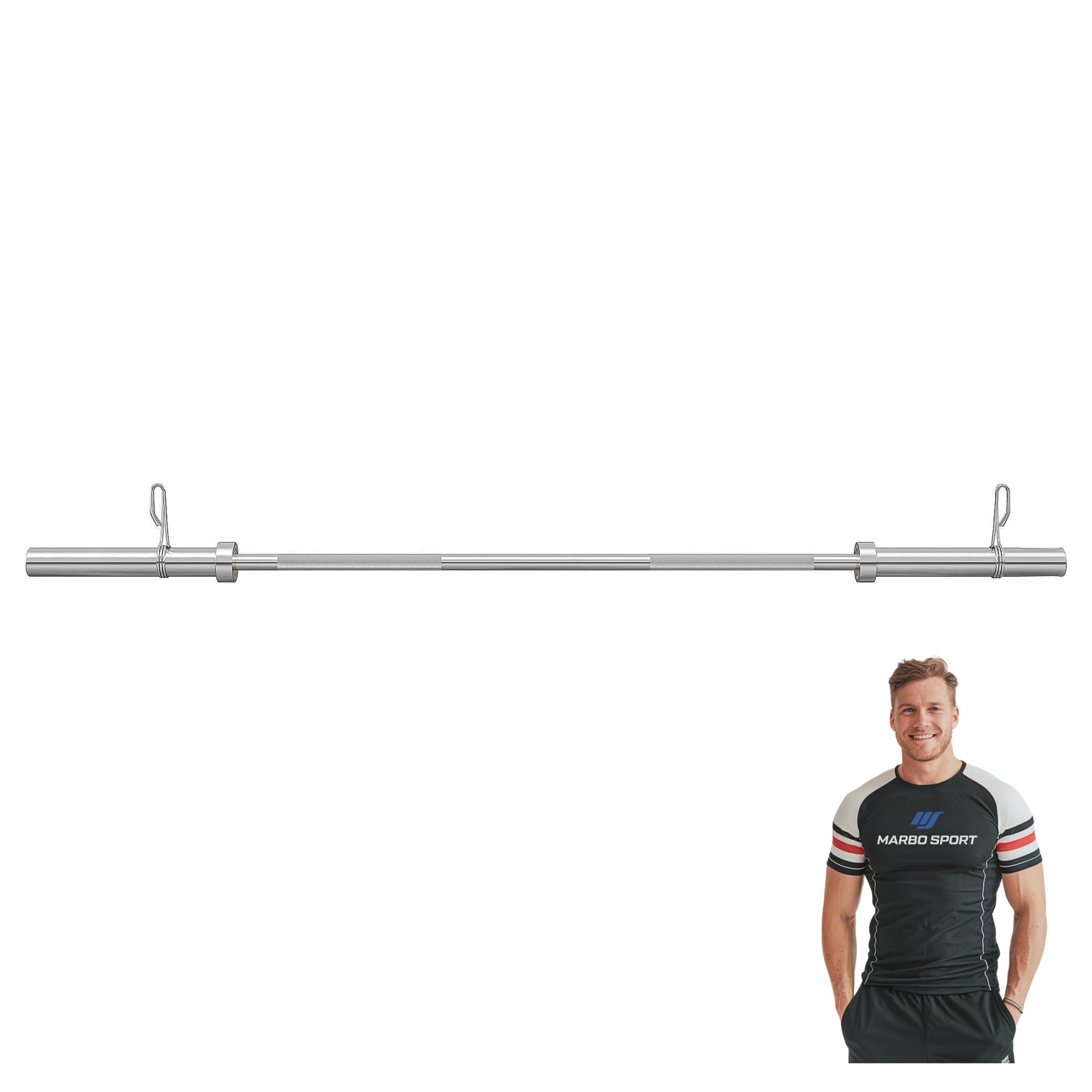 Osa Olympijská činka na cvičení posilovna závaží UpForm 180 cm UF-G180