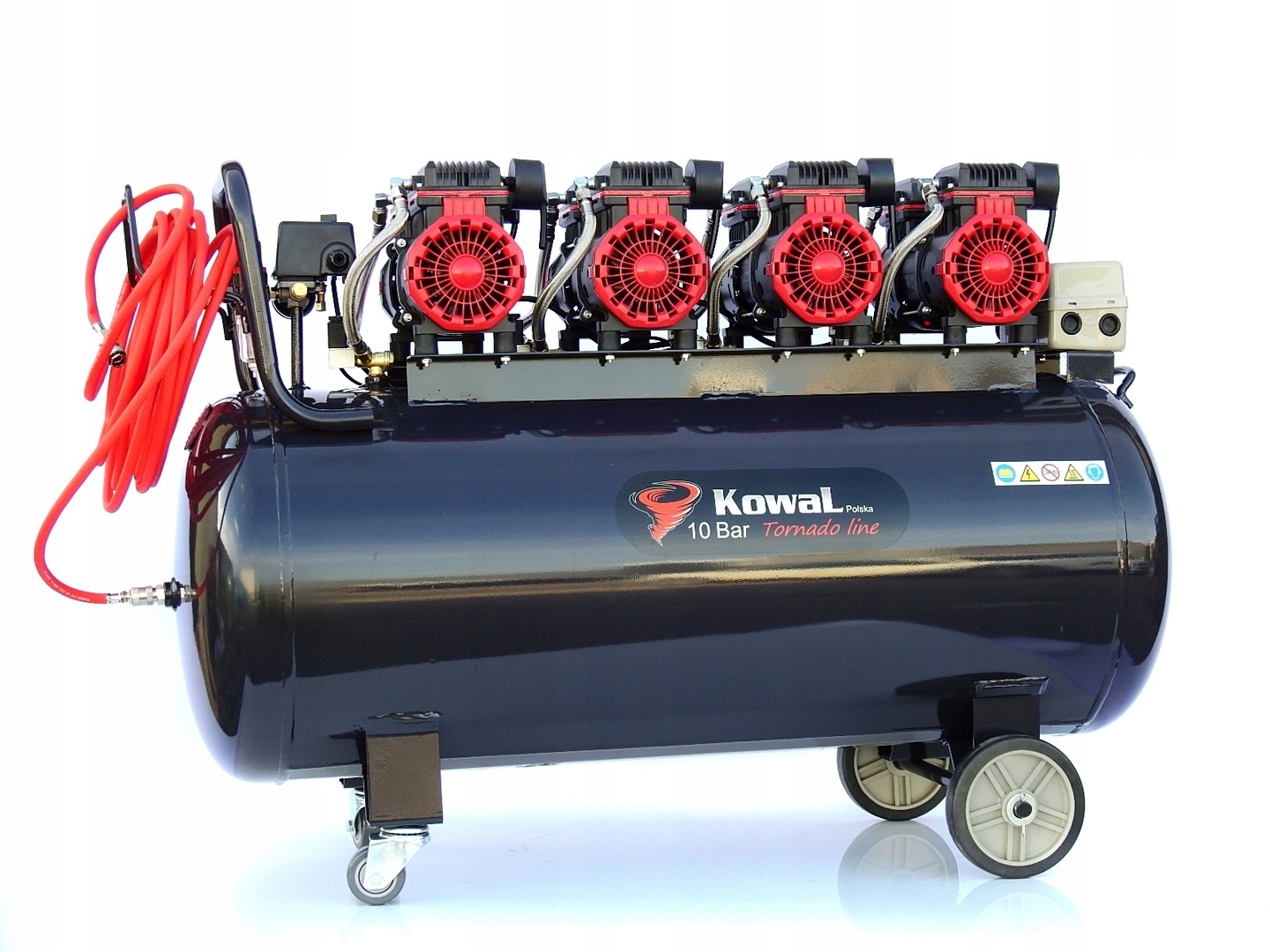 Kompresor bezolejowy tłokowy sprężarka powietrza Kowal Polska K27 200 l Marka Kowal Polska