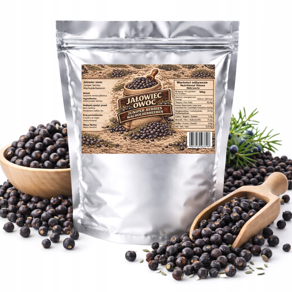 Jalovec Ovoce – klasické koření do masa, marinád a domácí kuchyně 1 kg