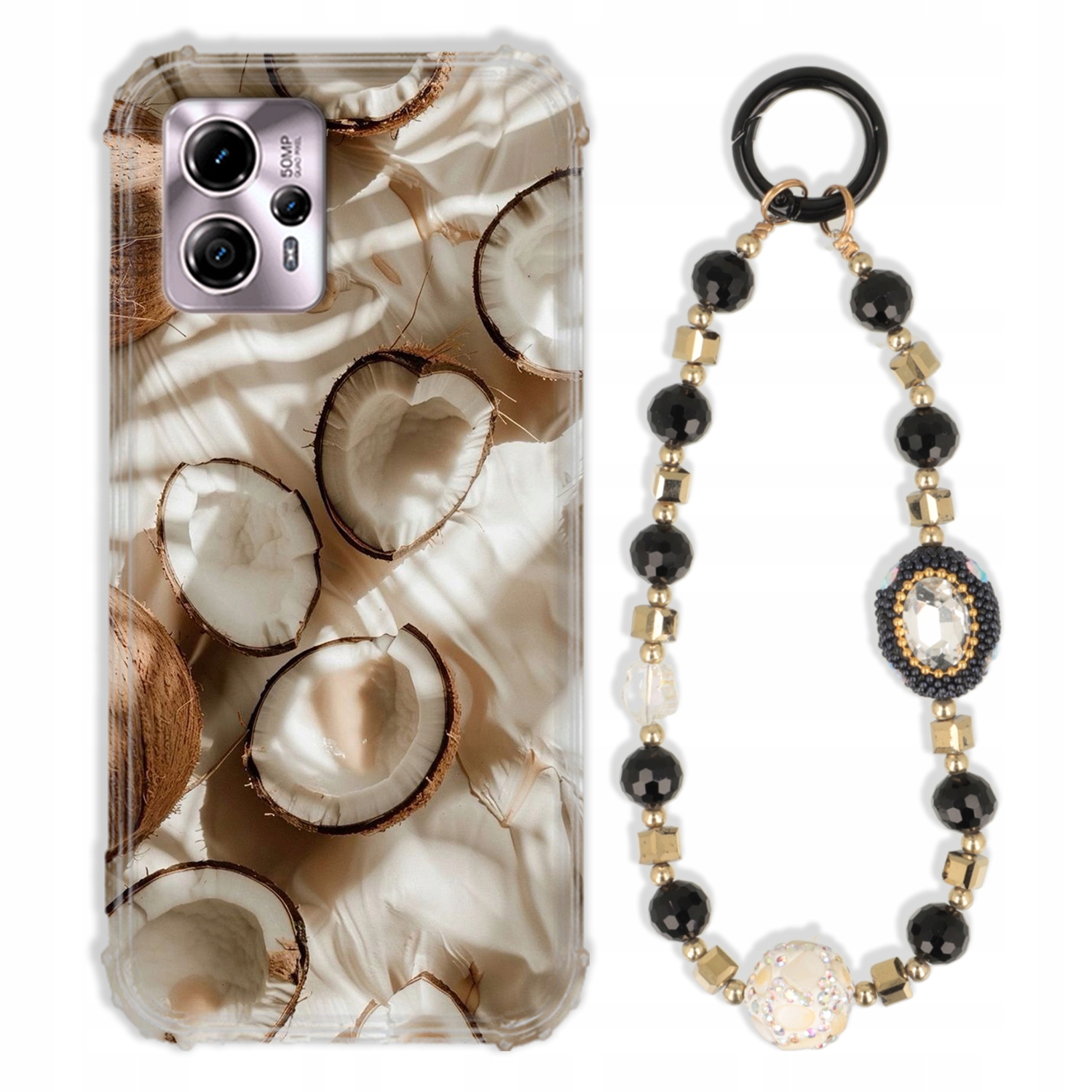 Pouzdro Pro Motorola G23 Case Antishock Zirkony Černo Zlaté|odolné|pevné