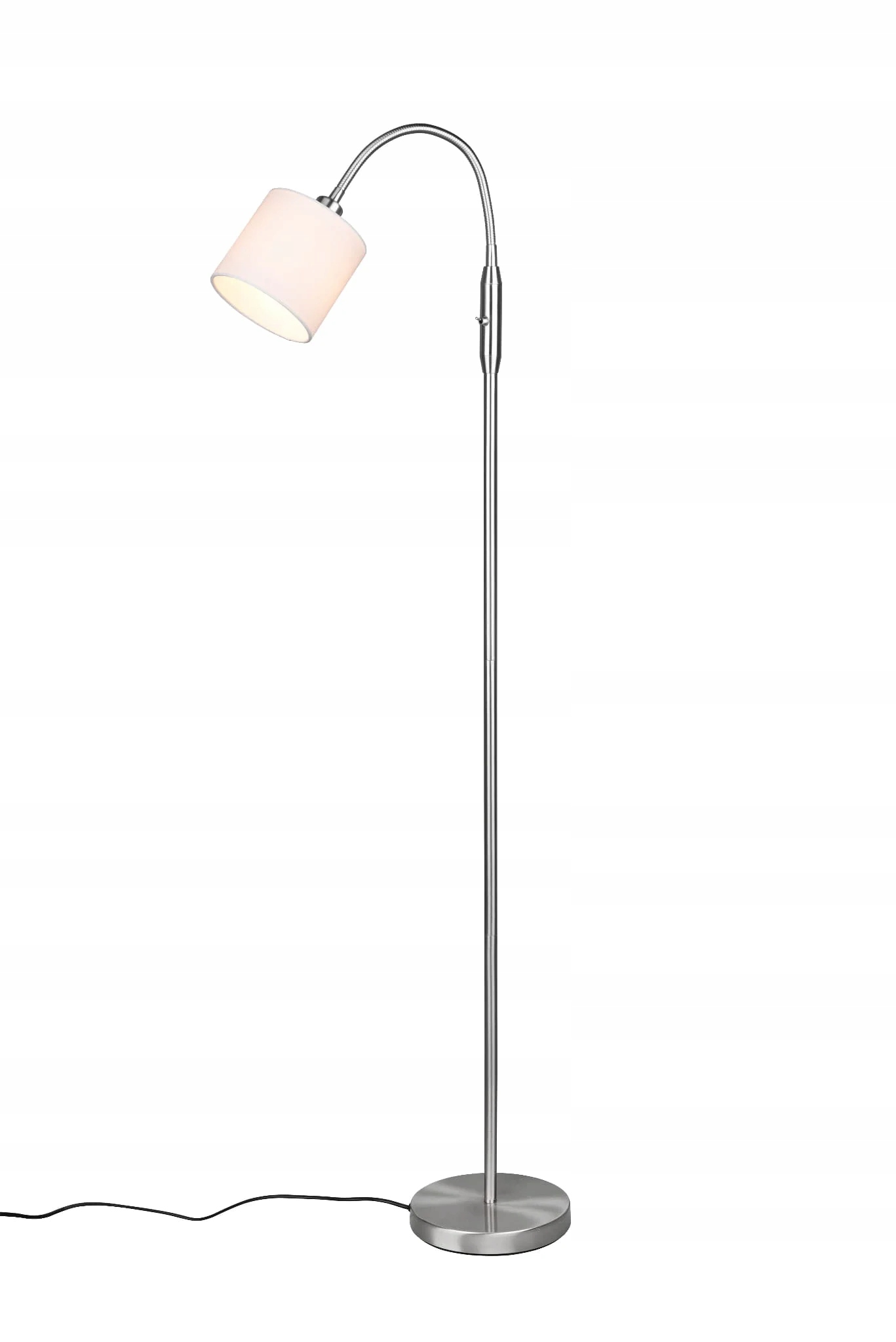 Stojacia podlahová lampa Tommy strieborná 130 cm, bez žiarovky, Rl
