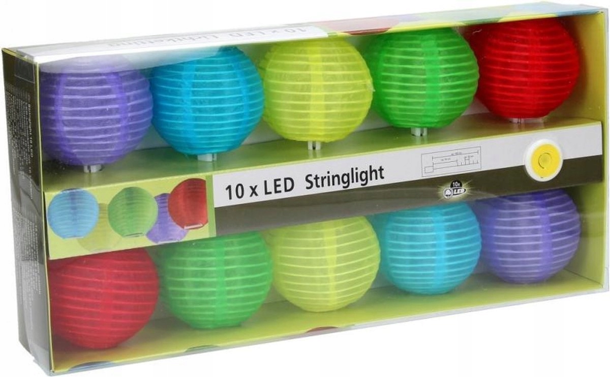 

Girlanda led kolorowe lampki lampiony urodziny